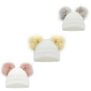 Ribbed Pom Pom Winter Hat @ Little'Uns Retail Ltd