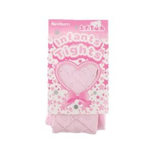 Pink Diamond Patterned Baby Tights @ Little'Uns Retail Ltd