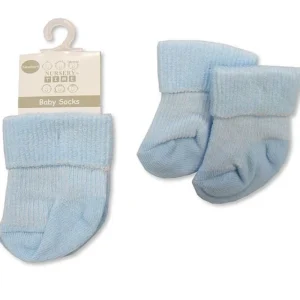 Baby Roll Over Socks – Blue @ Little'Uns Retail Ltd