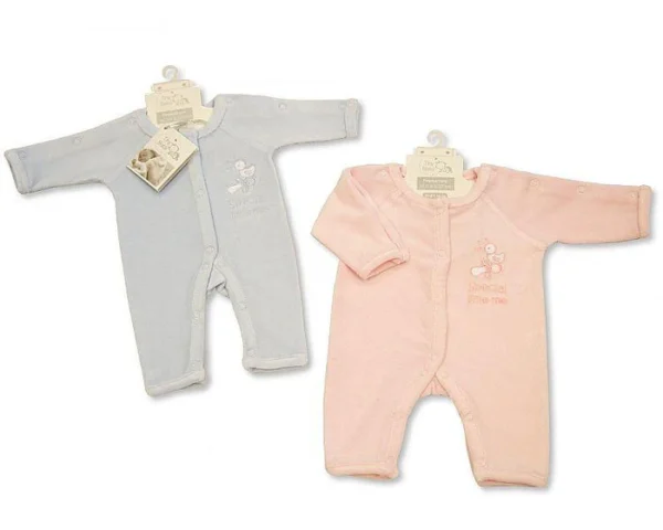 Incubator Velour Sleepsuit – Special Little Me @ Little'Uns Retail Ltd