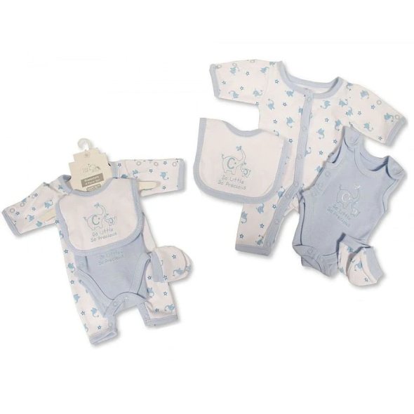 Premature Baby Boys Incubator 4 Pieces Set 4-5lbs @ Little'Uns Retail Ltd