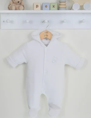 Pex Spanish Cuddles Snowsuit-White