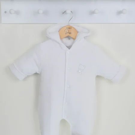 Pex Spanish Cuddles Snowsuit-white