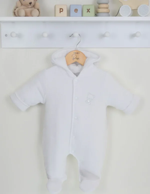 Pex Spanish Cuddles Snowsuit-white