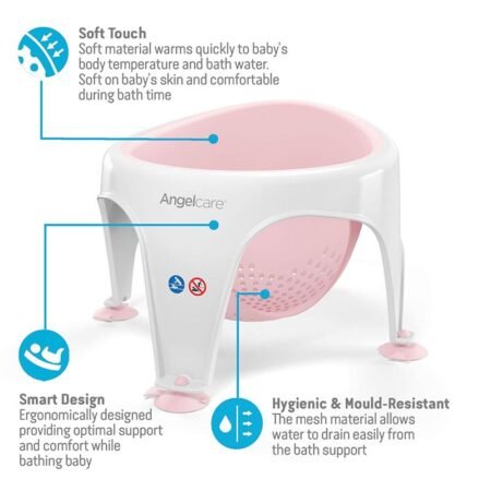 Angelcare Soft-touch Bath Seat Pink