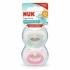 Nuk Signature Soother Blue 0-6m 2pk