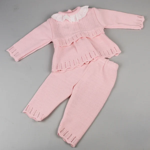 Cindy Two Piece Spanish Knitted Set @ Little'Uns Retail Ltd