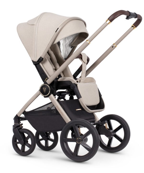 Tinum Upline Slate Beige Pram @ Little'Uns Retail Ltd