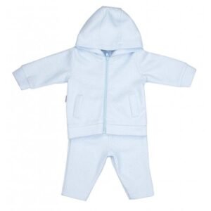 Baby Boy Pale Blue Tracksuit-Pex @ Little'Uns Retail Ltd