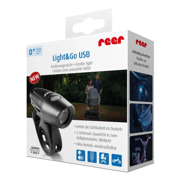 Light&Go Usb Stroller Light @ Little'Uns Retail Ltd