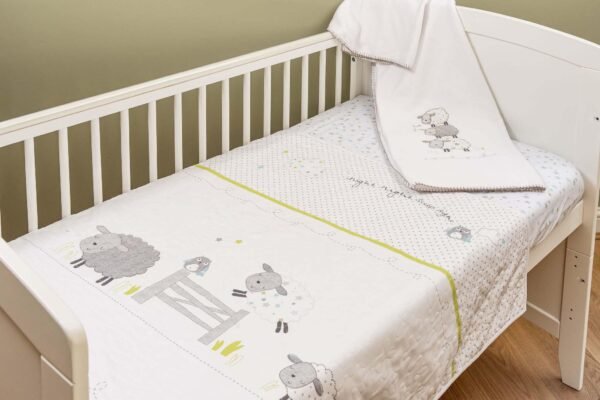 Silver Cloud Counting Sheep Bedding Set