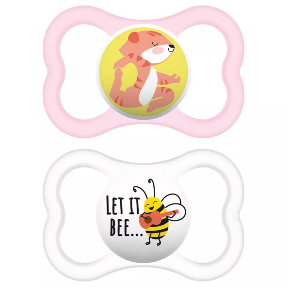 Mam Air 6m+ Girls Soother 2pk