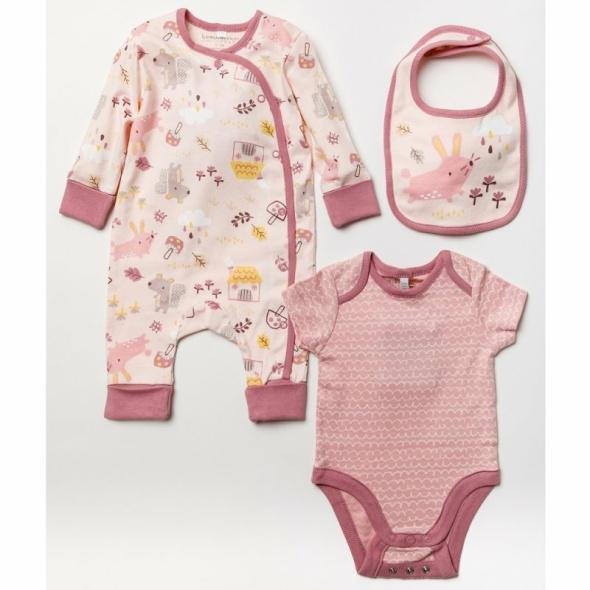 Baby Girls Organic Cotton 3pc Set