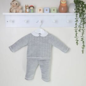 Rowan Knitted Grey 2pc Set