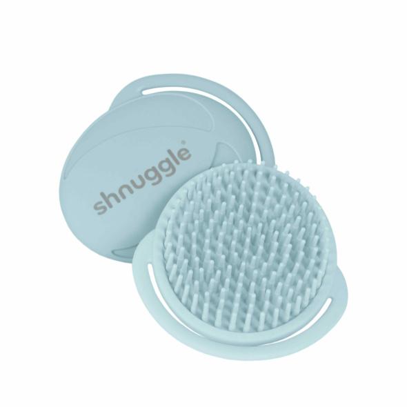 Shnuggle Bath Baby Brush Blue