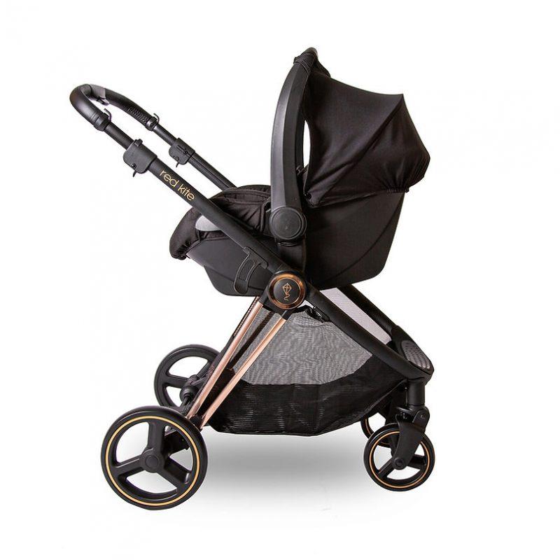 Push Me Pace 3 In 1 Travel System With Infant Carrier - Amber
