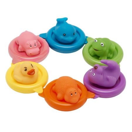 Vital Baby Splash Bath Toy Swim Rings 6pk