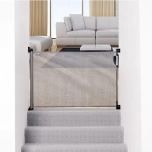 Dreambaby Retractable Stair Gate-grey