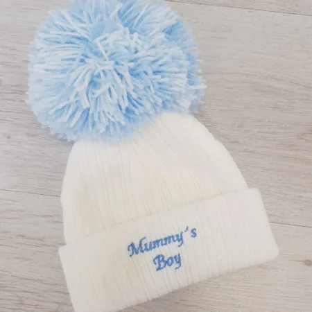 Mummys Boy/girl Pom Winter Hat