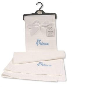 Cotton Waffle Blanket-little Princess Embroidery (copy)