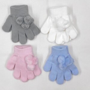 Kids Magic Pom Pom Gloves
