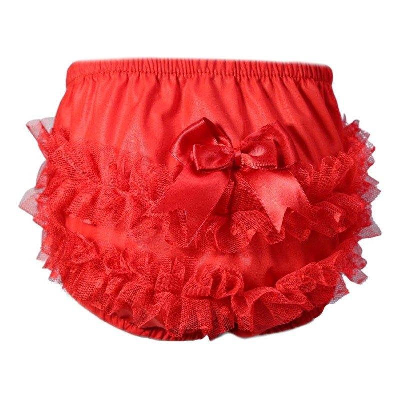 Baby girls pink frilly pants/knickers with pink bow size Newborn brand new
