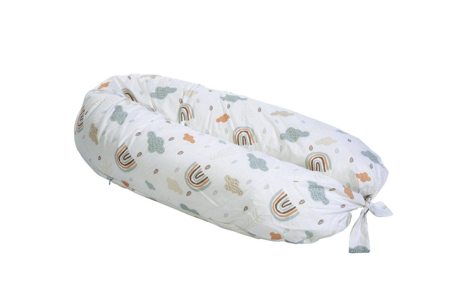 Cuddles Maternity Pillow-rainbow