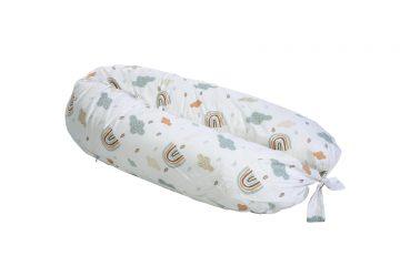 Cuddles Maternity Pillow-rainbow