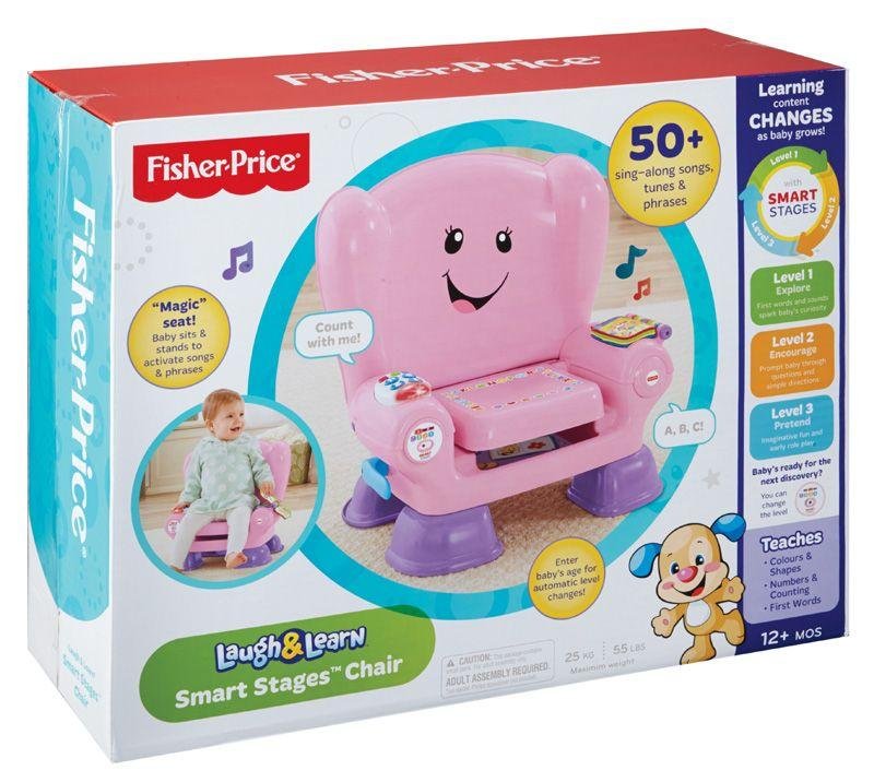 Fisher price laugh and learn 2024 pink chair