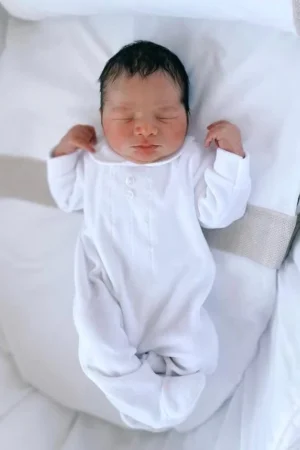 Pex Classic Velour Sleepsuit-white