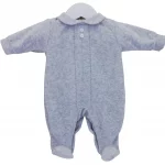 Premature Velour Classic Sleepsuit Blue- 3-5lbs (copy)