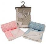 Baby Dimple Blanket With Sherpa Back