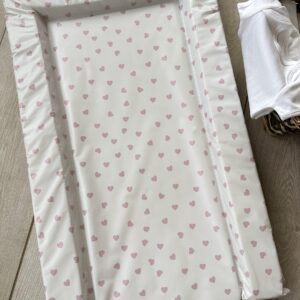 East Coast Nursery Changing Mat-pink hearts