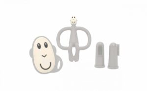 Matchstick Monkey Teething Starter Set Cool Grey