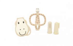 Matchstick Monkey Teething Starter Set Cool Grey