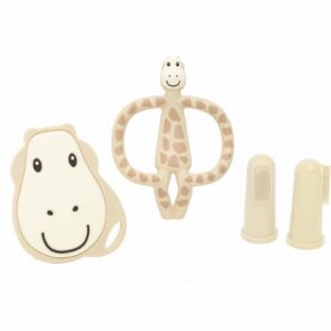 Matchstick Monkey Teething Starter Set Cool Grey