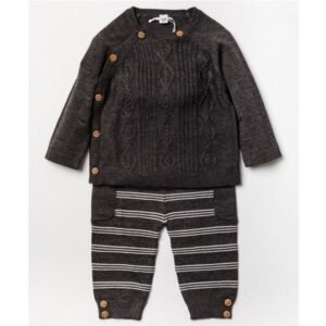 Baby Boys 2pc Cable Knit Set