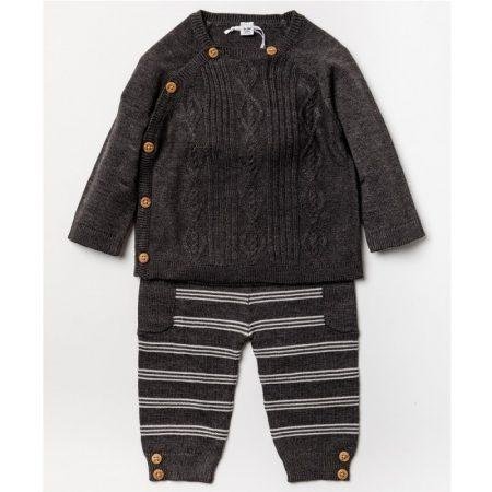 Baby Boys 2pc Cable Knit Set