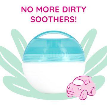 Milton Mini Soother Steriliser Silver