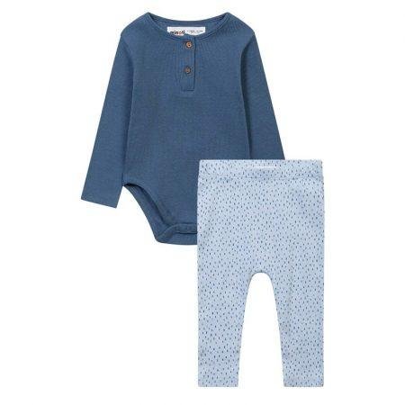 Baby Ribbed 2pc Bodysuit Legging Set