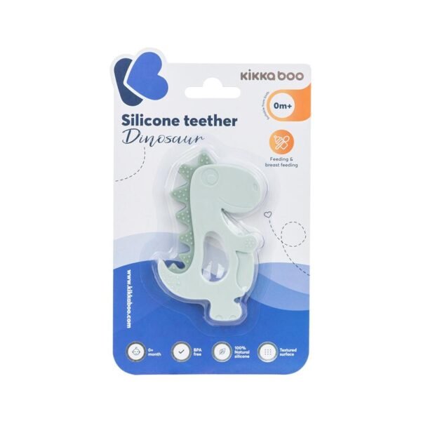 Kikka Boo Silicone Teether Dinosaur