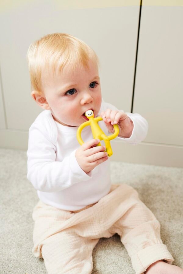 Matchstick Monkey Teething Toy Yellow