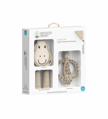 Matchstick Monkey Teething Starter Set Cool Grey (copy)