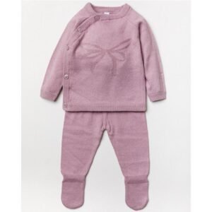 Dusky Pink 2pc Knitted Set