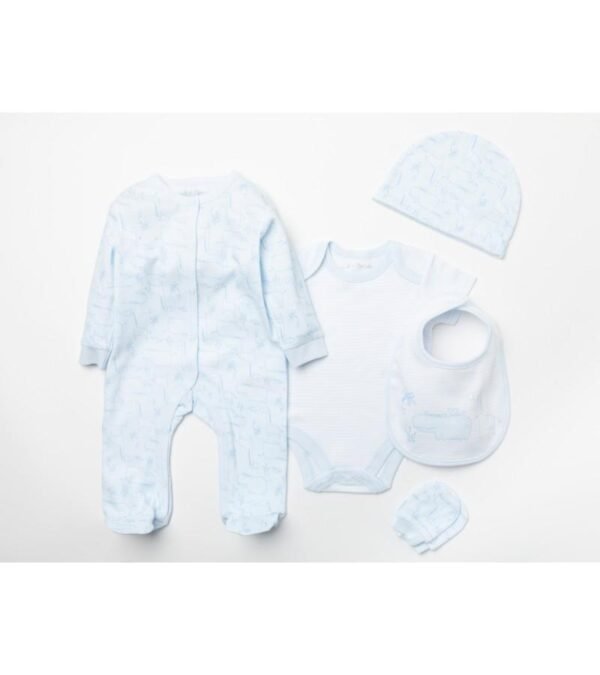 Rock A Bye Baby ‘zoo’ Baby Boys 5 Piece Set