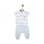 Mintini Top & Trouser – Blue/grey/white