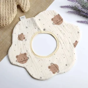 Baby’s Drool Pure Cotton Bib-bear