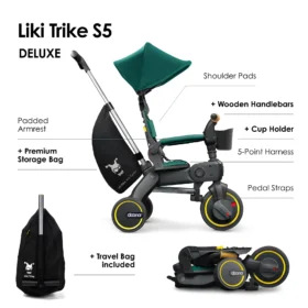Doona™ Liki Trike S5 – Racing Green Deluxe