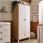 Rafi 5 Piece Nursery Furniture Set – Oak & White