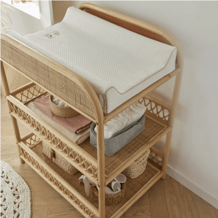 Aria Rattan Changing Table – Natural